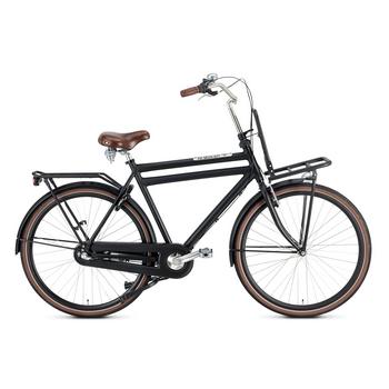 Popal Daily Dutch Prestige N3 RN 57cm matzwart Heren Transportfiets