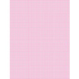Hoeslaken licht roze ruit