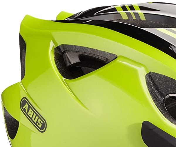 Abus S-Cension M yellow black fiets helm