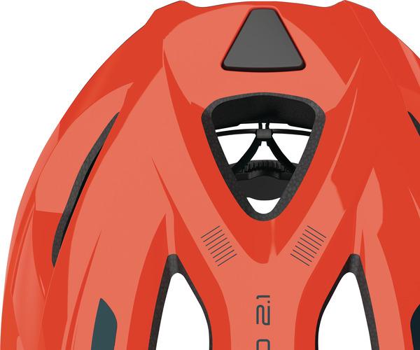 Abus Aduro 2.1 shrimp orange S allround fiets helm 4