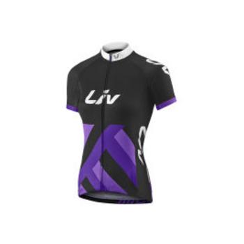 Liv Race Day Ss Jersey Black/purple Sm