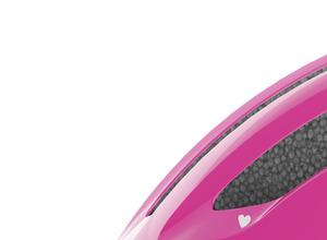 Abus Smiley 3.0 S pink butterfly shiny kinder helm