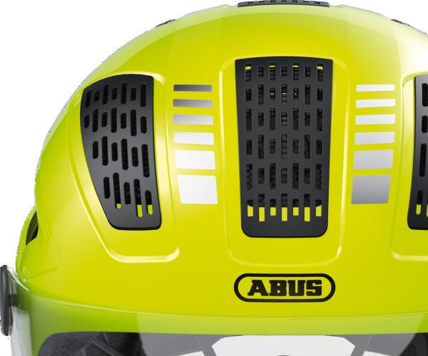 Abus Hyban 2.0 ACE L signal yellow fiets helm 2