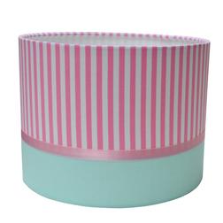 Lampenkap mint groen / licht roze
