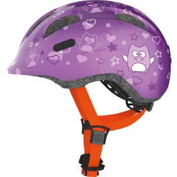 Abus Smiley 2.0 S purple star kinder helm