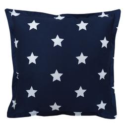 Kussen marine blauw sterren
