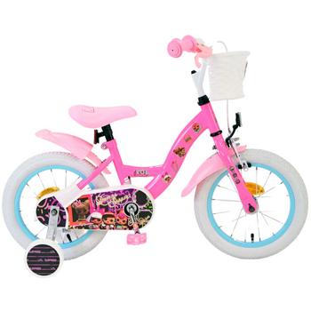 Volare LOL Surprise roze 14inch meisjesfiets