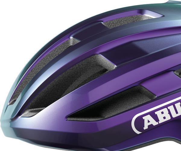 Abus PowerDome flipflop purple L race helm