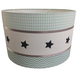 Lampenkap mint groen / grijs