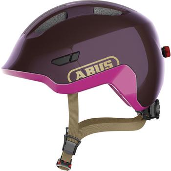 Abus Smiley 3.0 ACE LED M royal purple kinder helm