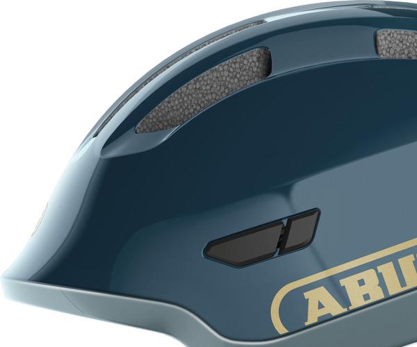 Abus Smiley 3.0 ACE LED S royal blue kinder helm