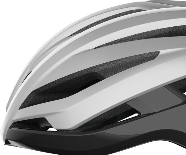 Abus Stormchaser L gleam silver race helm