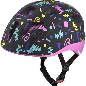 Alpina Sports Ximo Flash Black-Confetti 47-51 kinder helm