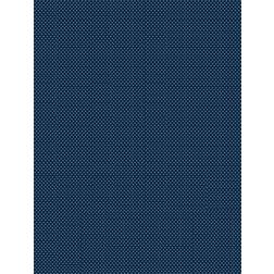 Hoeslaken marine blauw stip