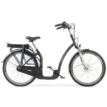 Lintech Suelo E 3-spd CB zwart-grijs lage instap balans fiets