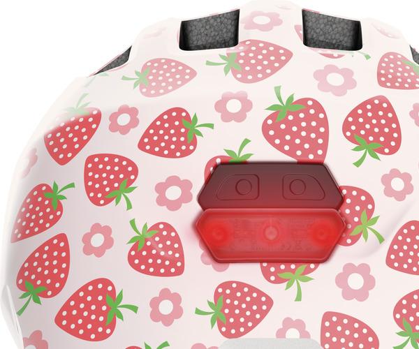 Abus Smiley 3.0 LED S rose strawberry shiny kinder helm 3