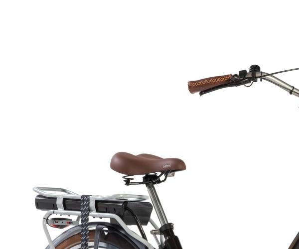 Lintech Suelo E 3-spd zwart-bruin lage instap balans fiets 2