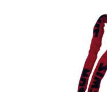 Simson kettingslot strong l 100cm/5,5mm zwart/rood