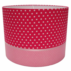 Lampenkap roze (40cm doorsnede)