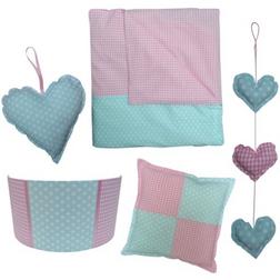 Complete set roze/mint