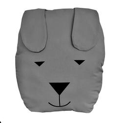 Knuffel kussen grijs