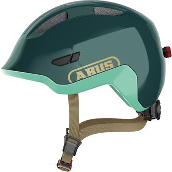 Abus Smiley 3.0 ACE LED M royal green kinder helm