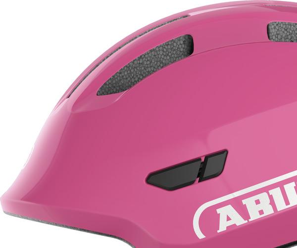 Abus Smiley 3.0 S shiny pink kinder helm