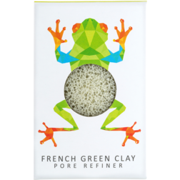 The Konjac Sponge Company Konjac Mini Pore Refiner Sponge Rainforest Tree Frog French Green Clay The Konjac Sponge Company Konjac Mini Pore Refiner Sponge Rainforest Tree Frog French Green Clay