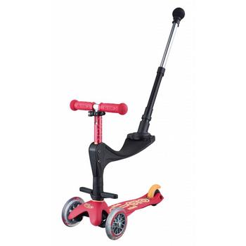 Mini Micro 3in1 DeLuxe Push roze step