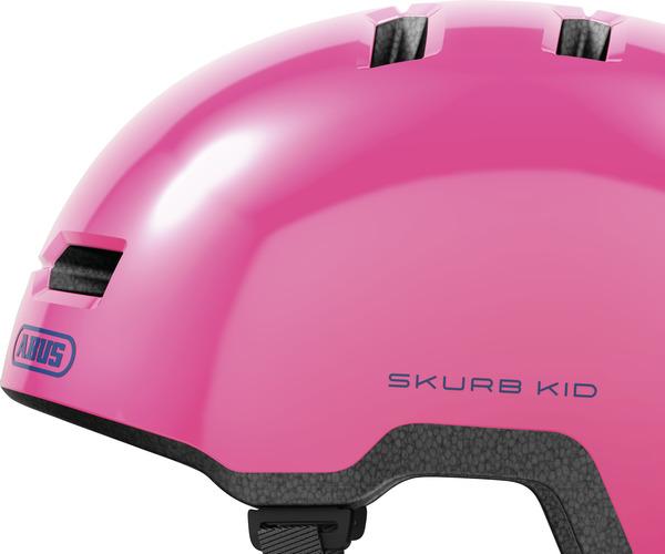 Abus Skurb Kid shiny pink S kinder helm