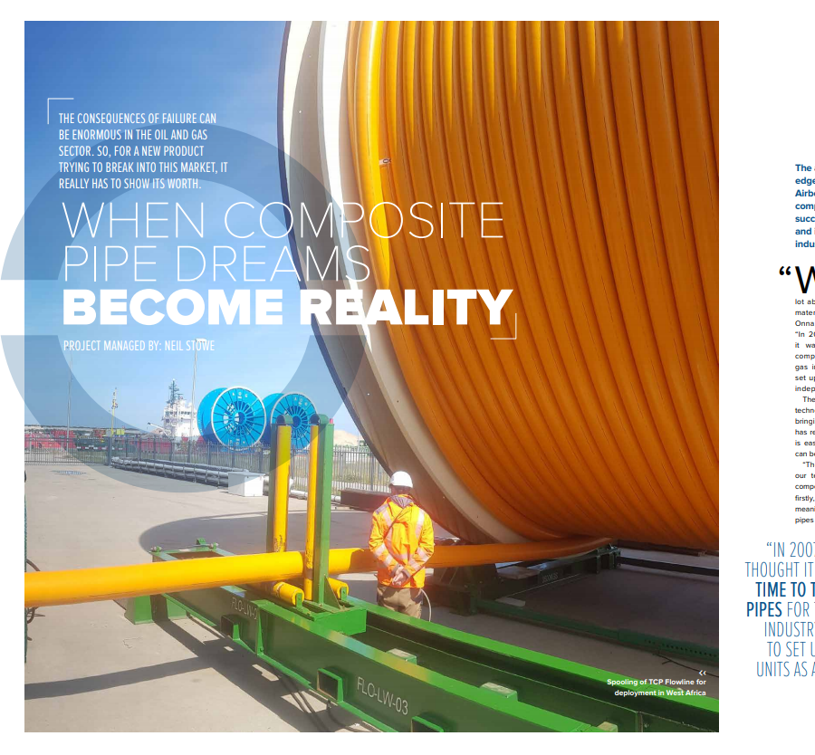 Business Focus Magazine 2019: When composite pipe dreams become reality 