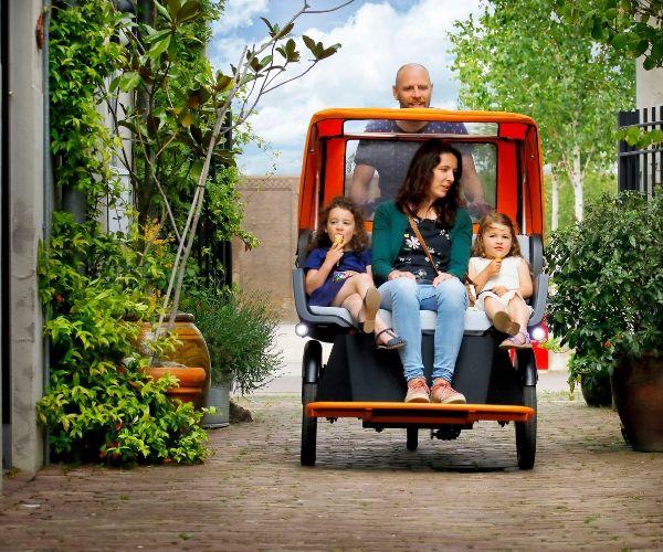 Van Raam Chat riksja Transportfiets met kinderen