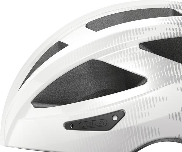 Abus Macator white silver L race helm