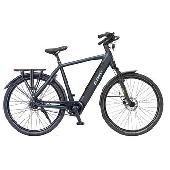 Bikkel Tuba S N7 Gates Disc 630Wh dark grey mat 53cm elektrische herenfiets