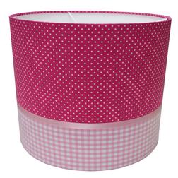 Lampenkap fuchsia / licht roze