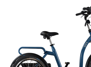 Huka City M 8-speed metallic blauw elektrische driewieler