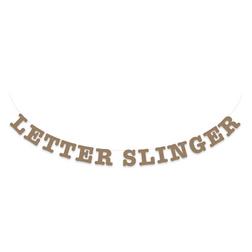 Letterslinger bruin