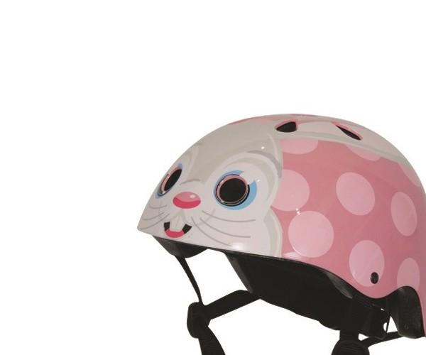 Kiddimoto pink bunny Small helm