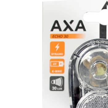 Axa koplamp Echo switch aan/uit dynamo 30 lux zwar