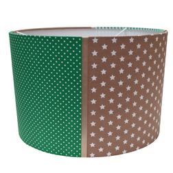Lampenkap gras groen/ bruin