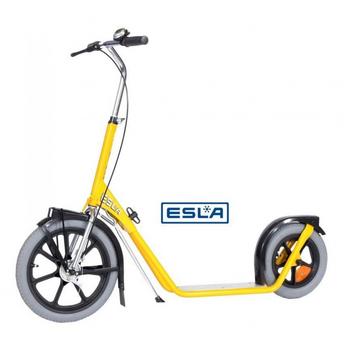 Esla Scooter 4102 yellow bedrijfs step