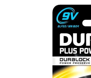 Duracell batterij plus power 6lr61 9v (1)