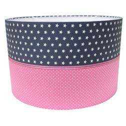 Lampenkap grijs / licht roze
