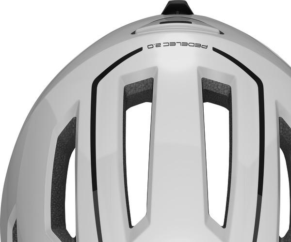 Abus Pedelec 2.0 S pearl white fiets helm 4