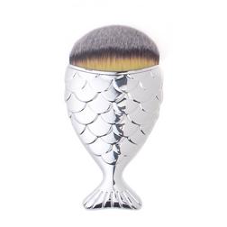 Mermaid Salon Mermaid Salon The Original Chubby Mermaid Brush Silver Mermaid Salon Mermaid Salon The Original Chubby Mermaid Brush Silver