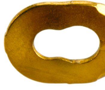 Kmc kettingschakel missinglink 12nr ti-n goud (2)