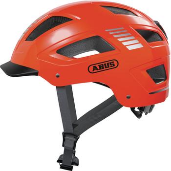 Abus Hyban 2.0 L signal orange fiets helm