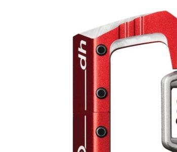 Crankbrothers pedaal mallet dh rood / rode veer