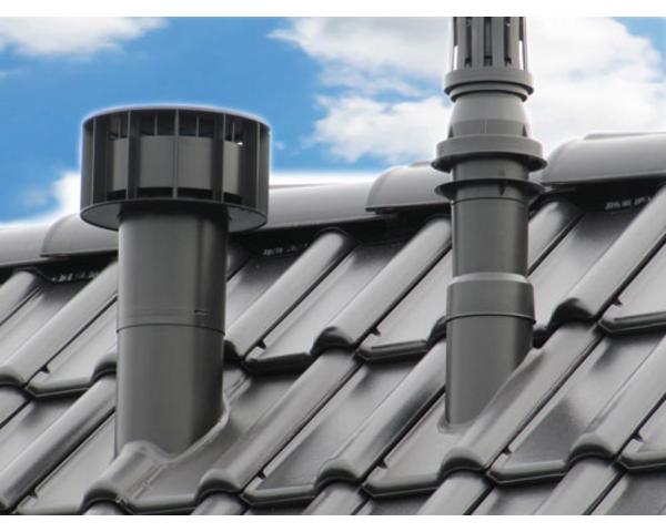 Stand-Up dakdoorvoer ventilatie vochtige ruimtes en rookgasafvoer Design