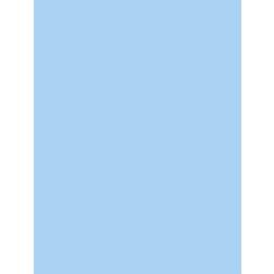 Hoeslaken licht blauw effen